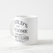 Mug Professeur d'histoire le plus impressionnant du mo (Devant gauche)