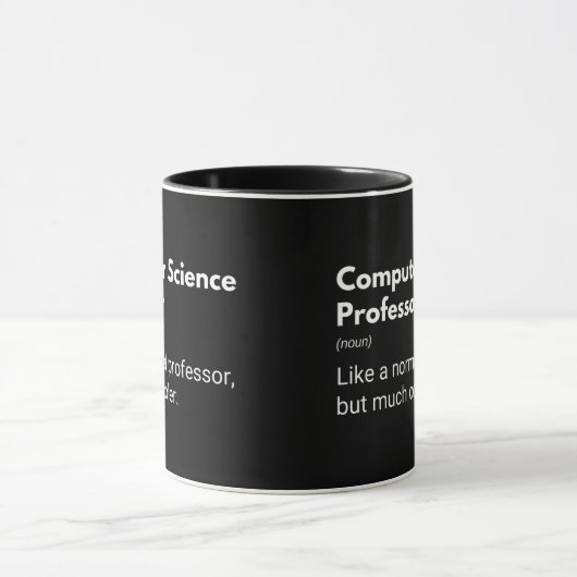 Mug Professeur d'informatique Funny Enseignant (Centre)