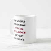 Mug professeur d'intelligence artificielle, génial (Devant gauche)