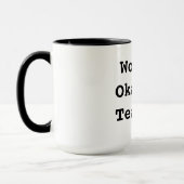 Mug Professeur d'Okayest des mondes (Gauche)