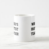 Mug Professeur d'Okayest du monde (Centre)