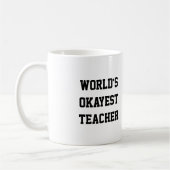 Mug Professeur d'Okayest du monde (Gauche)