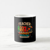 Mug Professeur drôle recharge d'été requise rétro dern (Centre)