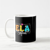 Mug Professeur Ela Squad Retour à l'école Langue angla (Gauche)