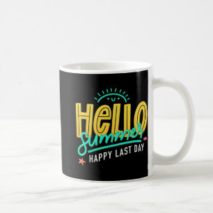 Mug Professeur élève dernier jour d'école heureux été