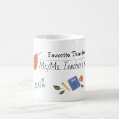 Mug Professeur favori Personnaliser le hibou (Centre)