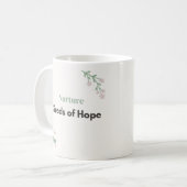 Mug Professeur Fleurs Nourrir les Graines de l'Espoir (Devant gauche)