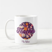 Mug Professeur Floral (Gauche)