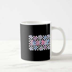 Mug Professeur Floral Mignon Rétro Féminin Professeur 