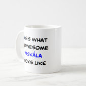 Mug professeur grec daskala, génial (Devant gauche)