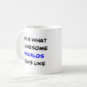 Mug professeur grec daskalos, génial (Devant gauche)