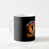 Mug Professeur Halloween Fantôme Épouvantable Design E (Devant gauche)