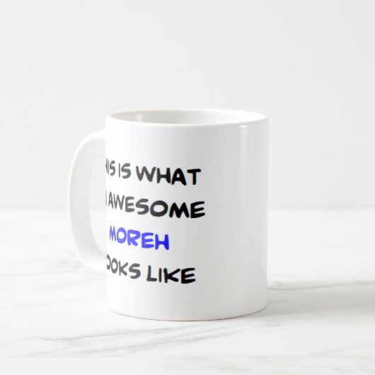 Mug professeur hébreu moreh, génial (Devant gauche)