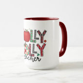 Mug Professeur Holly Jolly (Devant droit)