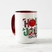 Mug Professeur Holly Jolly (Devant gauche)
