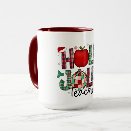 Mug Professeur Holly Jolly (Devant gauche)