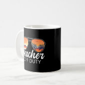 Mug Professeur Hors Service Lunettes de soleil Plage C (Devant gauche)