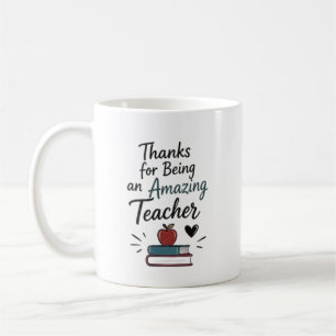 Mug Professeur Incroyable Merci Personnalisé