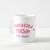 Mug Professeur Koala aux jeux de mots mignons (Devant gauche)