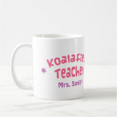 Mug Professeur Koala aux jeux de mots mignons (Gauche)