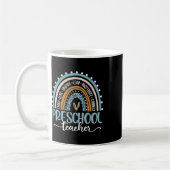Mug Professeur Leopard Boho Rainbow Retour À L'École (Gauche)