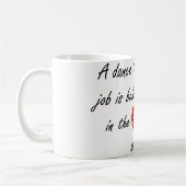 Mug Professeur masculin de danse - confiance de (Gauche)