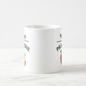 Mug PROFESSEUR Nom personnalisé Apple (Centre)