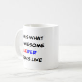 Mug professeur norvégien laerer, génial (Devant gauche)