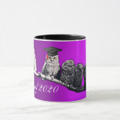 Mug PROFESSEUR OWL, PETIT OWLS GRADUTY PARTY Purple (Centre)
