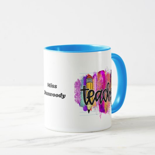 Mug Professeur personnalisé (Devant droit)