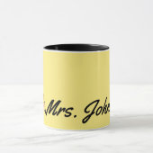 Mug Professeur personnalisé rose jaune #2 Pencil Schoo (Centre)