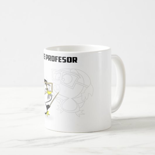 Mug Professeur Pingouin (Devant droit)