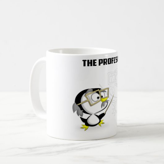 Mug Professeur Pingouin (Devant gauche)