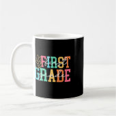 Mug Professeur Préparatoire de Première Année Rétro Re (Gauche)