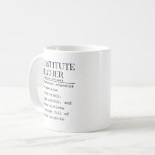 Mug Professeur remplaçant (Devant gauche)