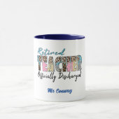 Mug Professeur Retraité Officiellement Déchargé. Modif (Centre)