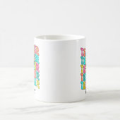 Mug Professeur Rétro Crayon Éclair Retour à l'École (Centre)