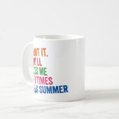 Mug Professeur Six Sept 67 Dernier Jour d'École (Devant gauche)