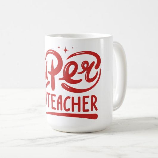 Mug Professeur superbe (Devant droit)