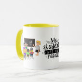Mug Professeur Superhéros Mes étudiants sont la raison (Devant gauche)
