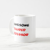 Mug professeur titulaire, génial (Devant gauche)