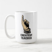 Mug Professeur Victorien Era Pointeur Modèle main (Gauche)