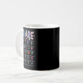 Mug Professeur Vous Êtes Lettres Alphabet Apprendre Ab (Devant gauche)