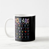 Mug Professeur Vous Êtes Lettres Alphabet Apprendre Ab (Gauche)