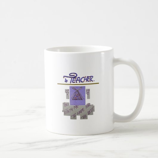 Mug Professeur, vous m'apprenez à espérer pour le meil (Droite)