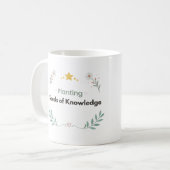 Mug Professeure Fleuriste semeuse de connaissances (Devant gauche)
