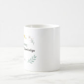 Mug Professeure Fleuriste semeuse de connaissances (Centre)