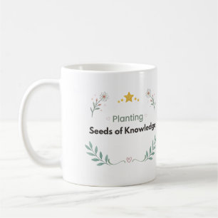 Mug Professeure Fleuriste semeuse de connaissances