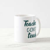 Mug Professeurs allant enseigner (Devant droit)