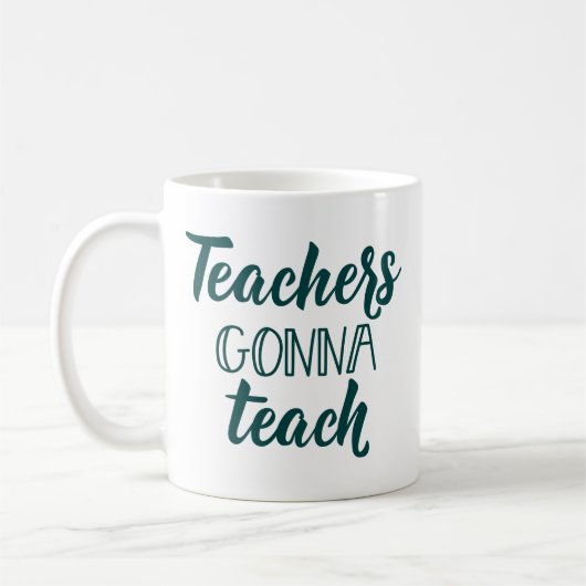 Mug Professeurs allant enseigner (Gauche)